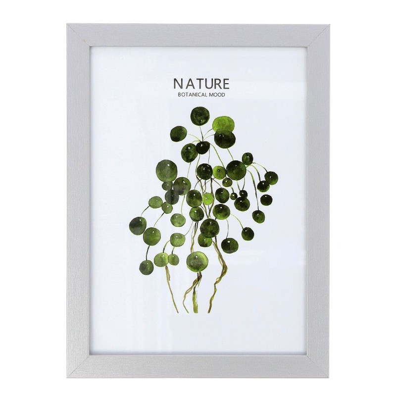 Rama foto decorativa Sally, format 15x21 cm, picior sustinere, lemn, gri deschis - imagine 4